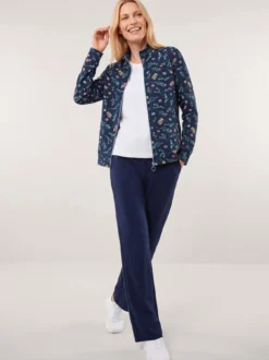 Baumwollstretch Jacke