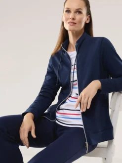 Baumwollstretch Jacke