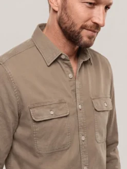 überfärbte Hemd-Jacke