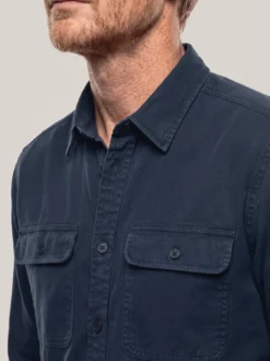 überfärbte Hemd-Jacke