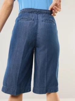 Bermudas aus Denim