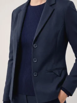 Blazer aus festem Jersey