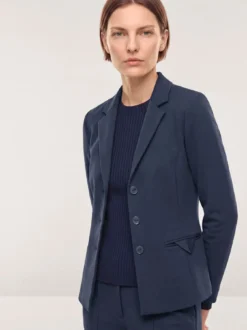 Blazer aus festem Jersey