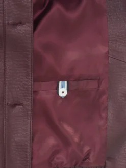 Blouson aus veganem Leder
