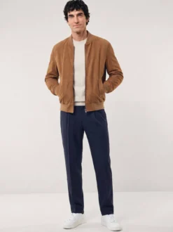 Blouson aus Ziegenvelours