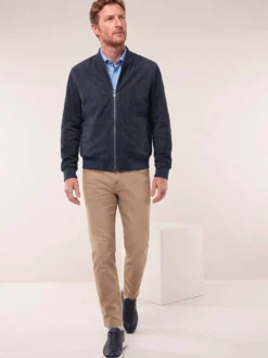 Blouson aus Ziegenvelours