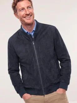 Blouson aus Ziegenvelours