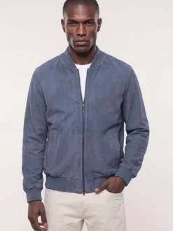 Blouson aus Ziegenvelours