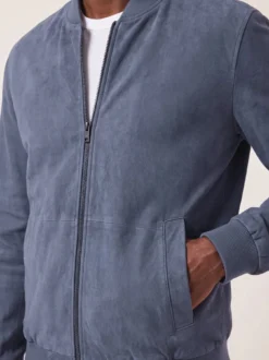 Blouson aus Ziegenvelours