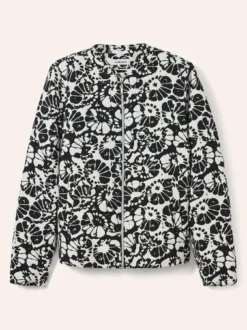Blouson Blumenjacquard