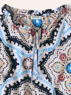 Bluse aus Baumwoll-Voile
