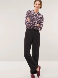 Bluse mit Seide