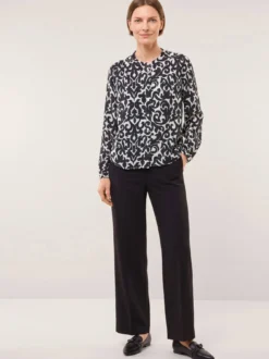 Bluse mit Seide