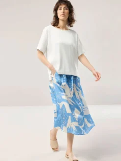 Blusenshirt aus Satin