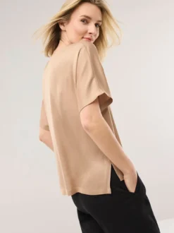 Blusenshirt aus Satin