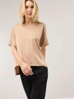 Blusenshirt aus Satin