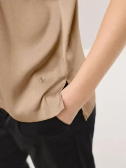 Blusenshirt aus Satin