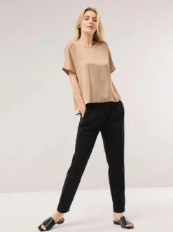 Blusenshirt aus Satin