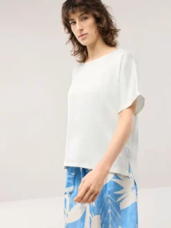 Blusenshirt aus Satin