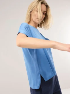 Blusenshirt aus Satin
