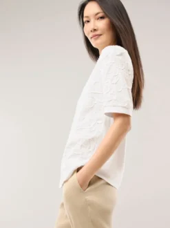 Blusenshirt mit Stickerei