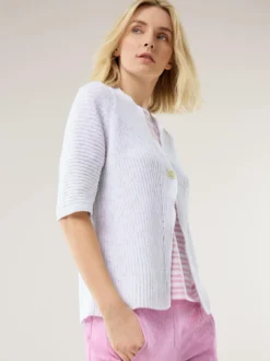 Bändchengarn Strickweste