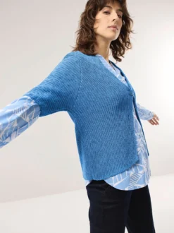 Bändchengarn Strickweste