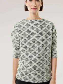 Boucle Sweatshirt Kaminkragen