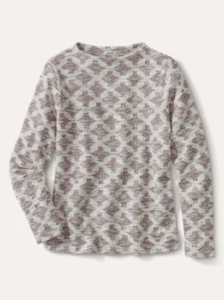 Boucle Sweatshirt Kaminkragen