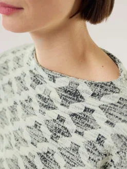 Boucle Sweatshirt Kaminkragen