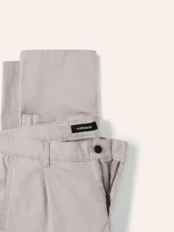 Bundfalten-Chino Feinstruktur