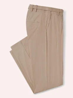 Bundfaltenhose aus Baumwollmix