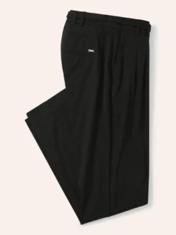 Bundfaltenhose aus Baumwollmix