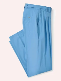 Bundfaltenhose aus Baumwollmix