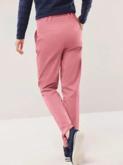 Bundfaltenhose aus Baumwollmix