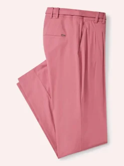 Bundfaltenhose aus Baumwollmix
