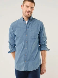 Chambray-Hemd