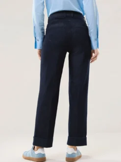 Chino Denim mit Saumumschlag
