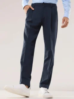Chino mit Bundfalte