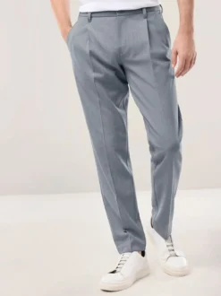Chino mit Bundfalte