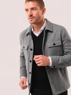 Doubleface Hemdjacke