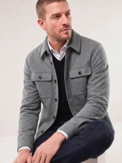 Doubleface Hemdjacke