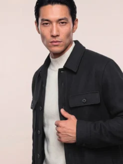 Doubleface Hemdjacke