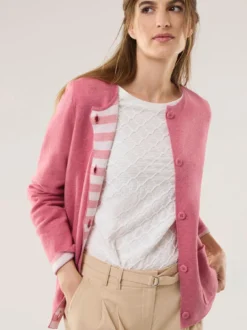 Doubleface Strickjacke