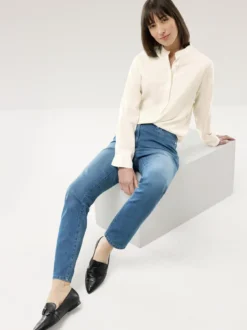 Easy Care Crincle Bluse