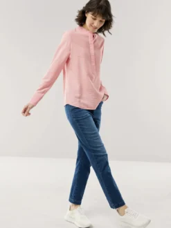Easy Care Crincle Bluse
