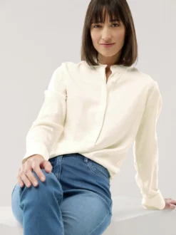 Easy Care Crincle Bluse