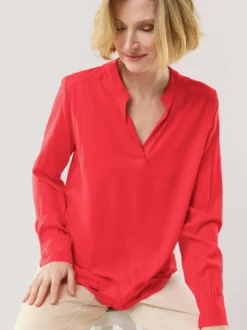 Easy Care Viskose Bluse