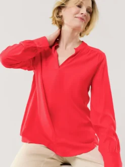 Easy Care Viskose Bluse