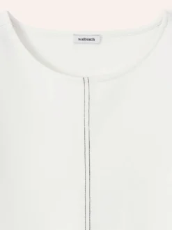 Edeljerseyshirt mit Zierstich